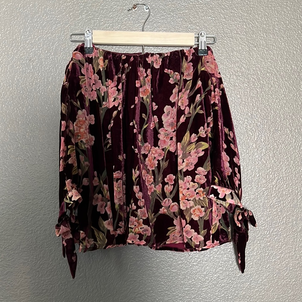 Floral Fancy Tube Top/Shirt